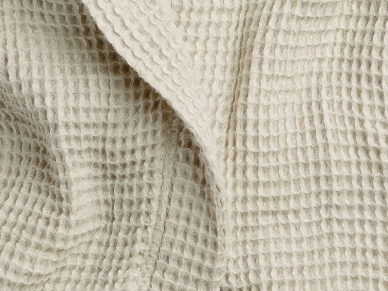 Waffle Robe, Tan