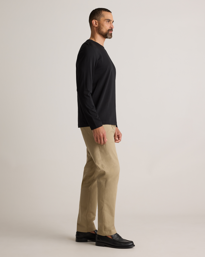 100% Pima Cotton Luxe Touch Long Sleeve Tee