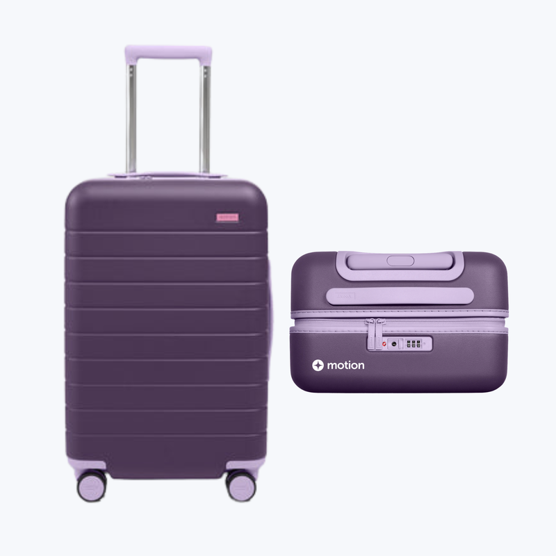 Branded Hard Shell Carry-On Suitcase