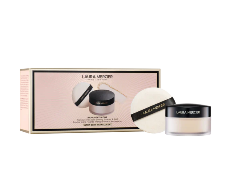 Indulgent Icons Ultra-Blur Translucent Loose Setting Powder + Puff