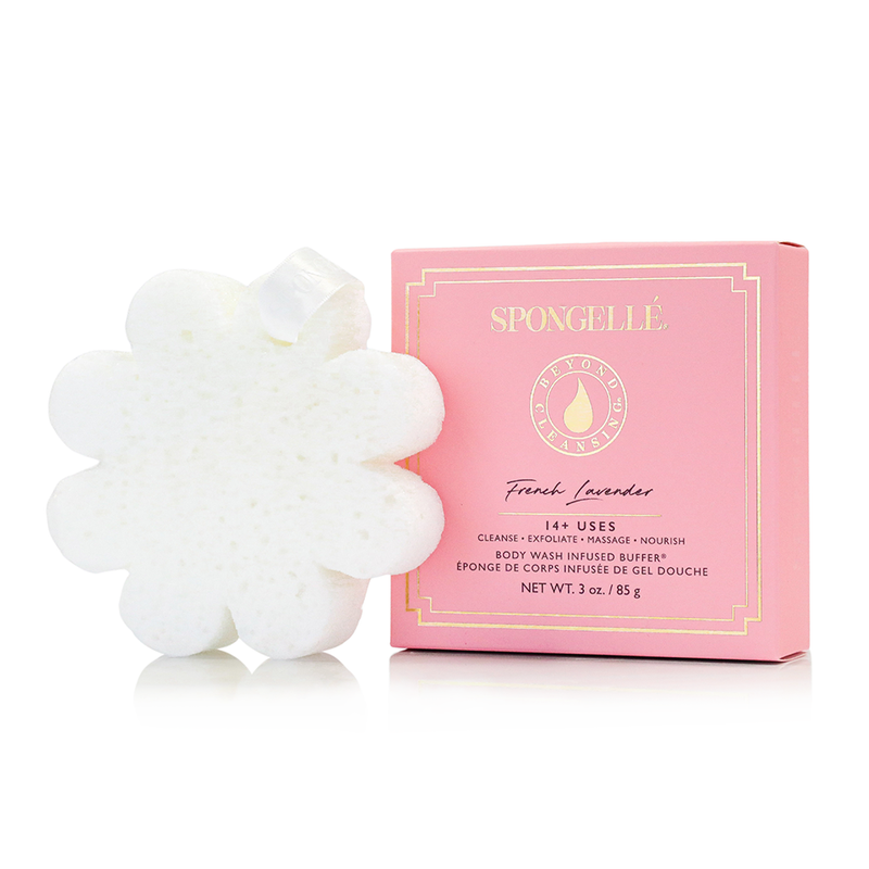 Boxed Flower Body Wash Infused Sponge