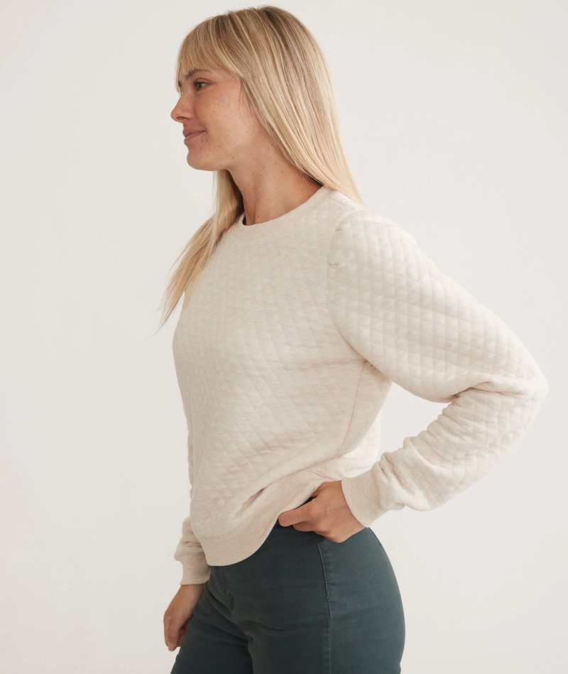 Women's Corbet Quilted Crewneck