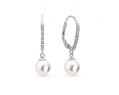 Bar Pearl Earrings