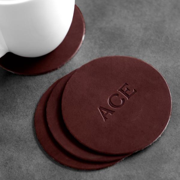 Northwind Supply Leather Coasters - Thumbnail 3