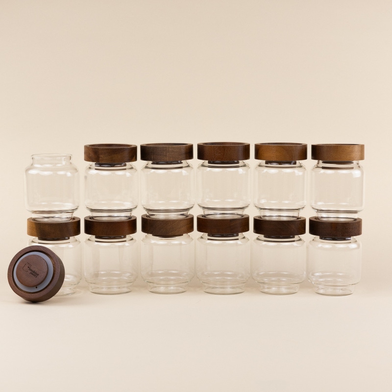 The Mini Twelve Glass Canister Set