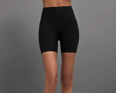 Biker Short in Melt, Black