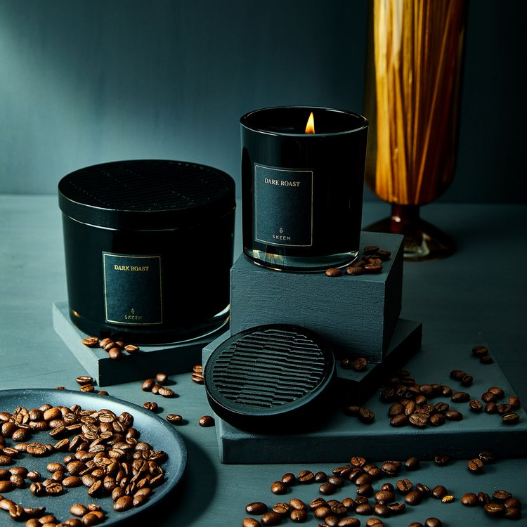 Triple Wick Obsidian Candle