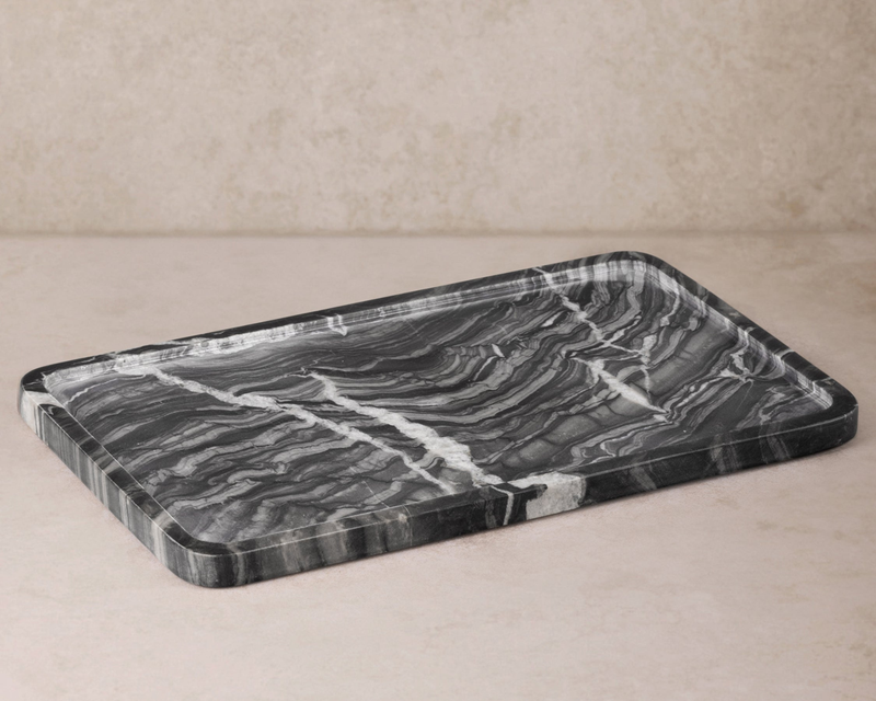 Frontier Veined Onyx Tray