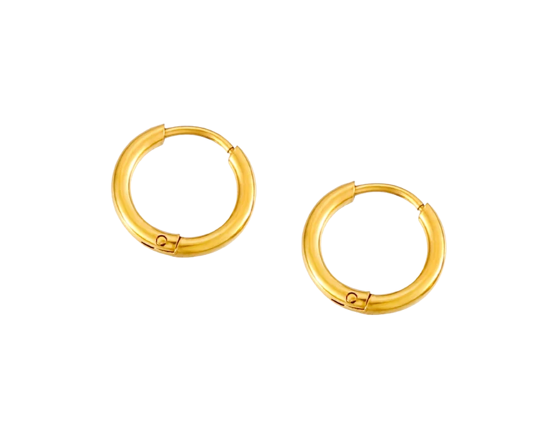 Tiny Huggie Hoops