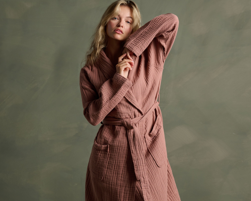 The Dream Cotton Robe, Rust