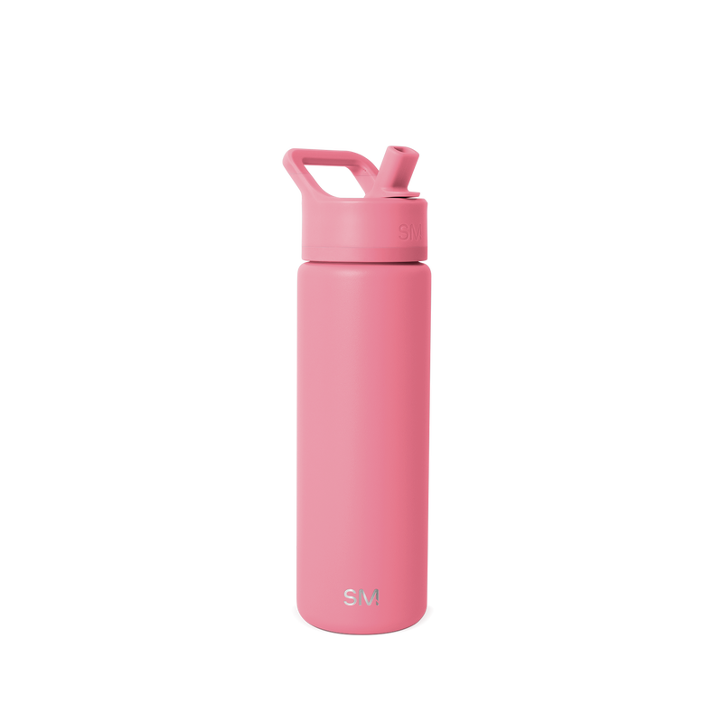 Summit Solid Water Bottle with Straw Lid, 22oz