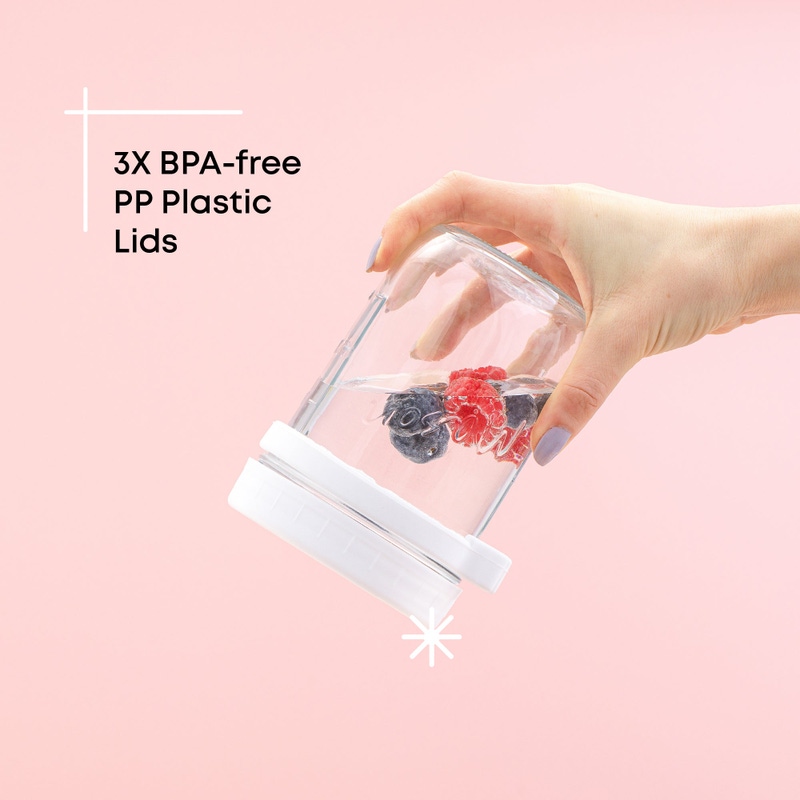 Dawn Overnight Oats Glass Containers