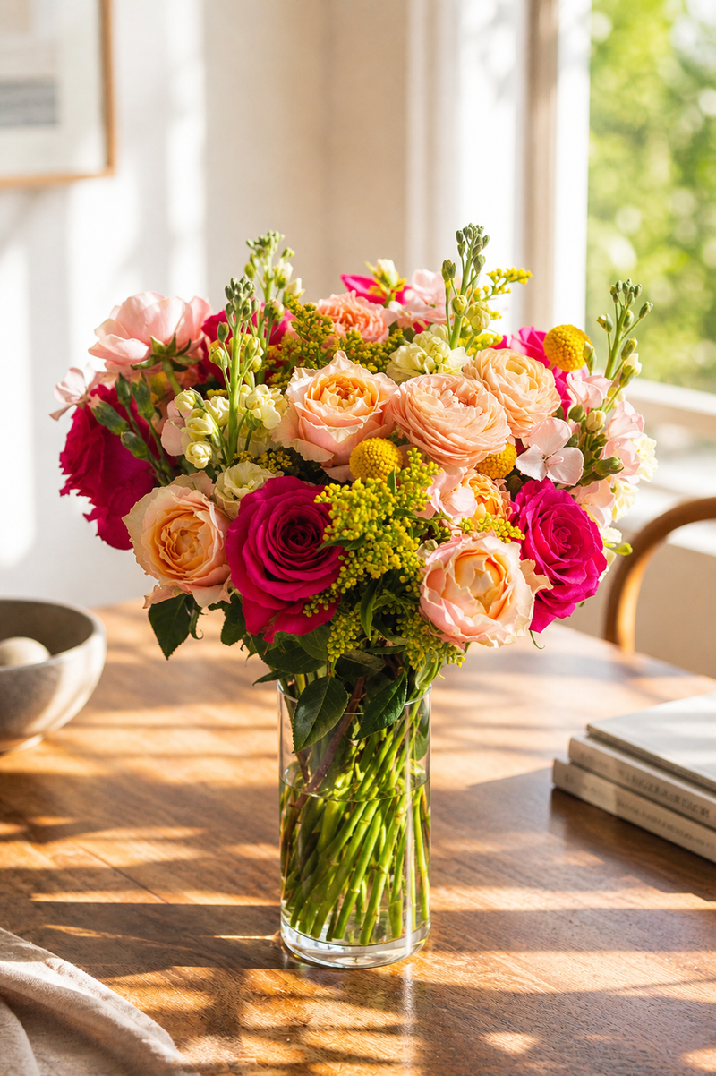 Sweetie Pie Bouquet with Vase