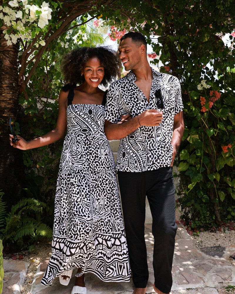 The Mykonos Black Linen Vacation Pants