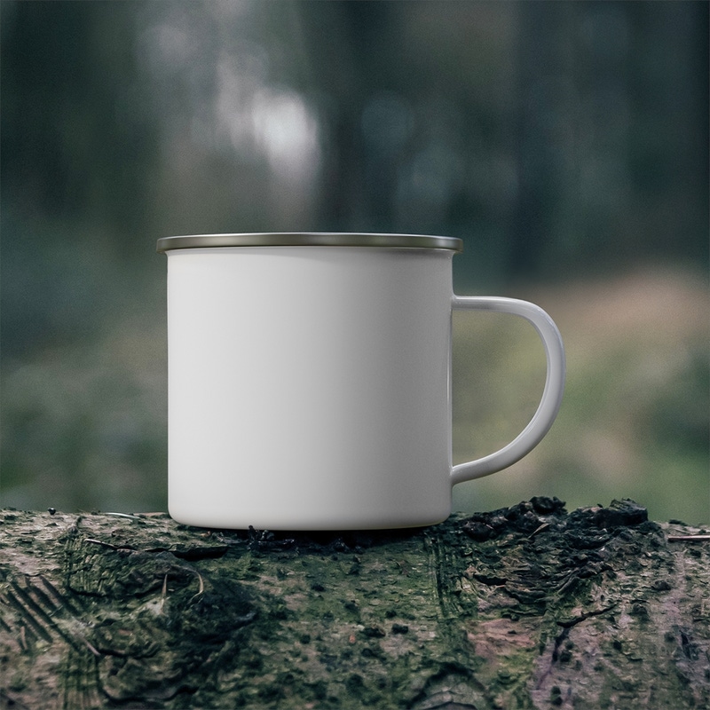 Grateful Enamel Camping Mug