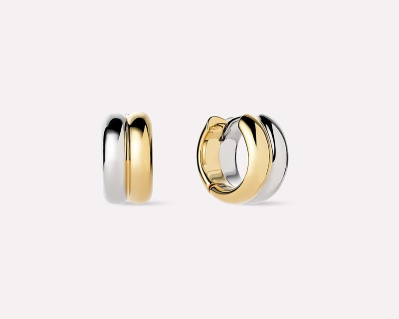 Asher Bold Huggie Hoop Earrings