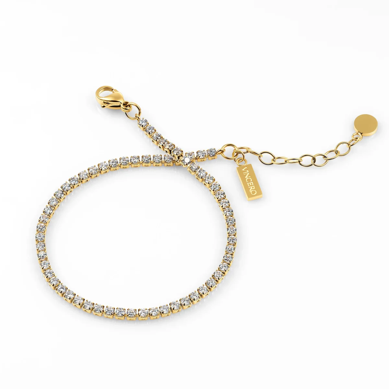 Gold Tennis Bracelet