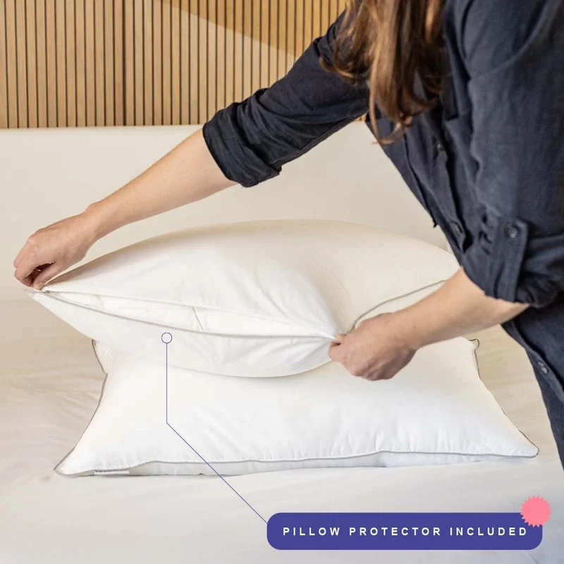 Down Feather Pillow, Standard/Queen