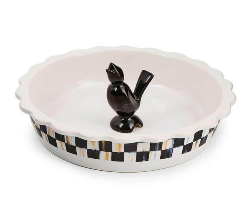 Everyday Pie Plate with Pie Bird