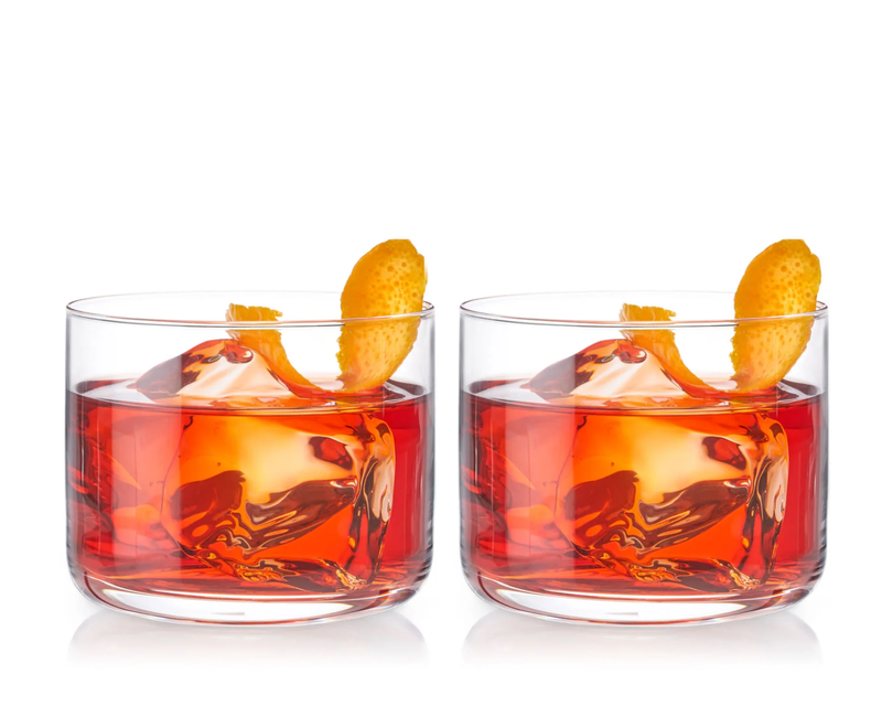 Crystal Negroni Glasses, Set of 2