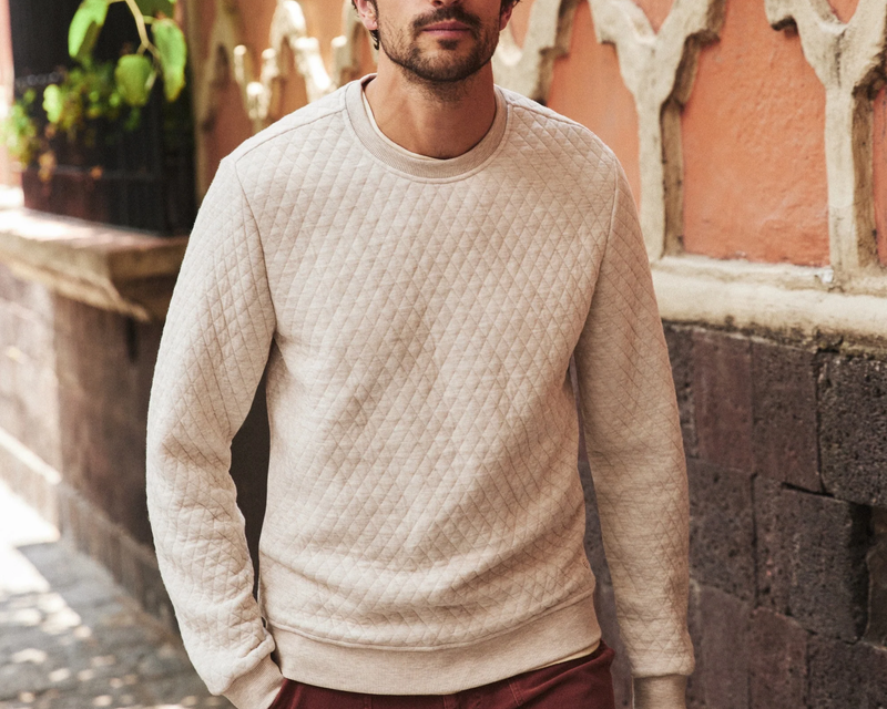 Men's Corbet Quilted Crewneck