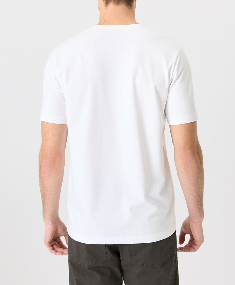 Men's Organic Luxe Essential Classic Fit Crewneck Tee, White