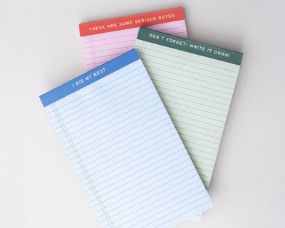 Mini Legal Pad Set
