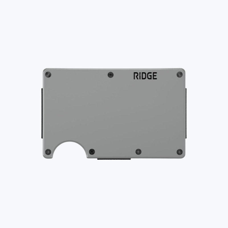 Branded Ridge Aluminum Wallet