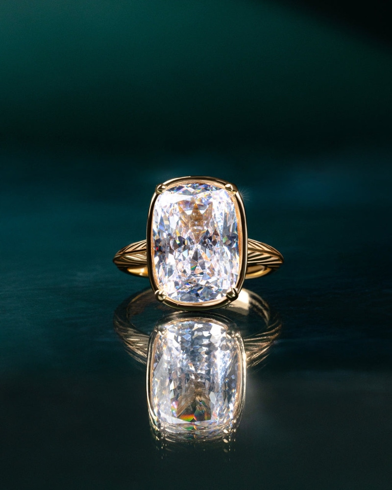 Sterling Silver Elongated Cushion Cocktail Ring