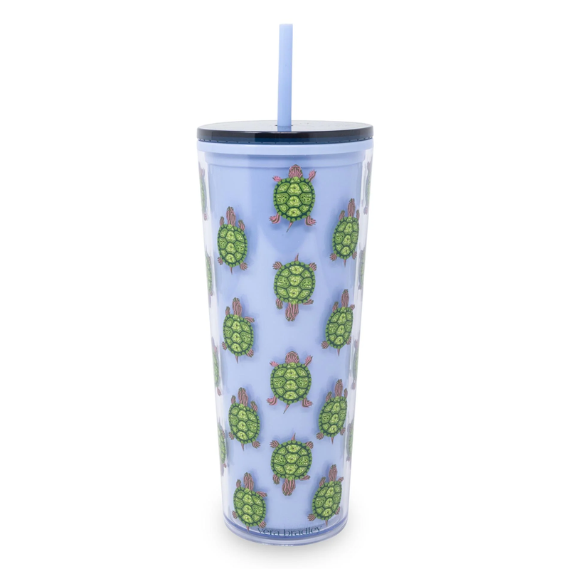 Double Wall Tumbler with Straw