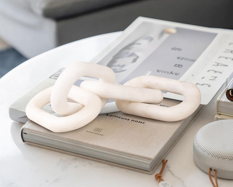 Eternity Sculpted Marble Chain