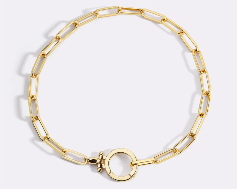 Mint Paperclip Bracelet