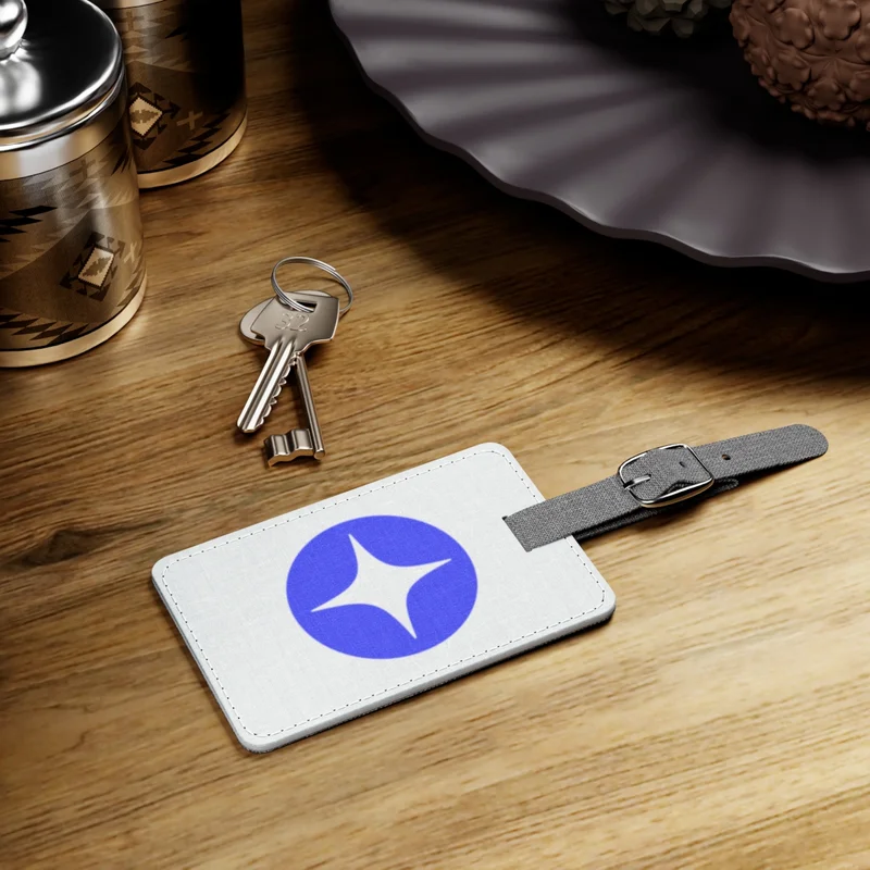 Branded Saffiano Polyester Luggage Tag