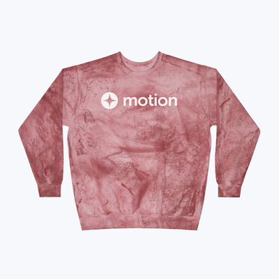 Branded Unisex Color Blast Crewneck Sweatshirt