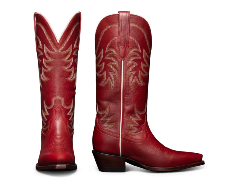 Women's The Annie Wide Calf, Scarlet