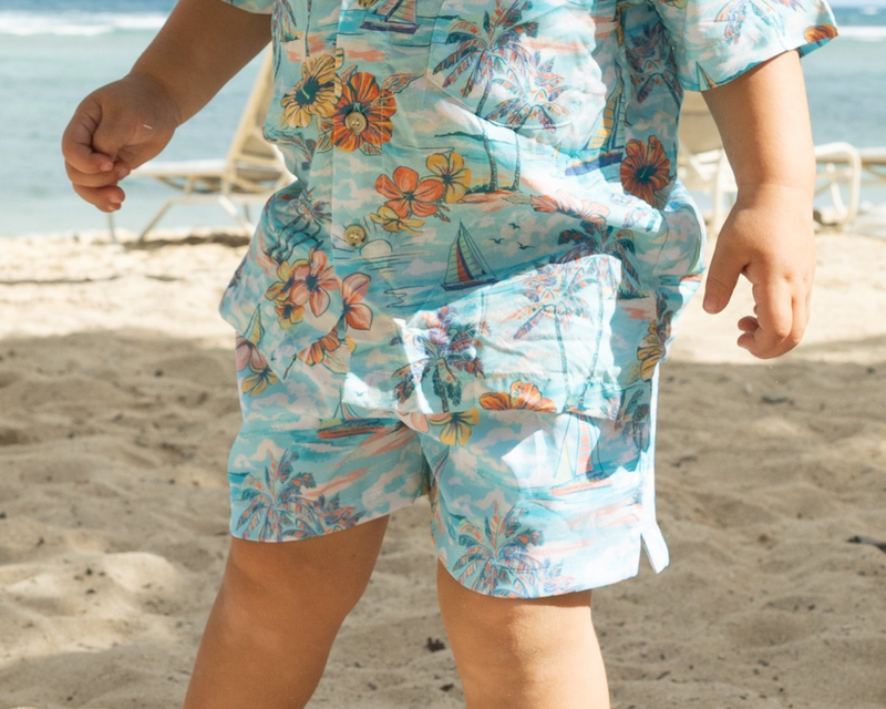 The BVIs Boys Swim Trunks UPF 50+