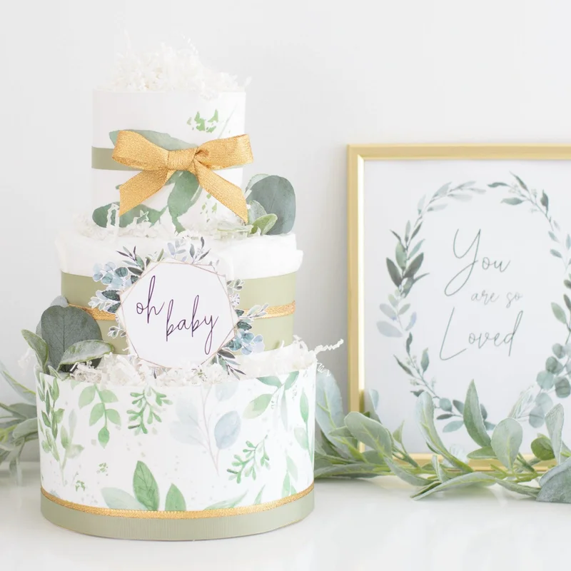 Diaper Cake Baby Bundle