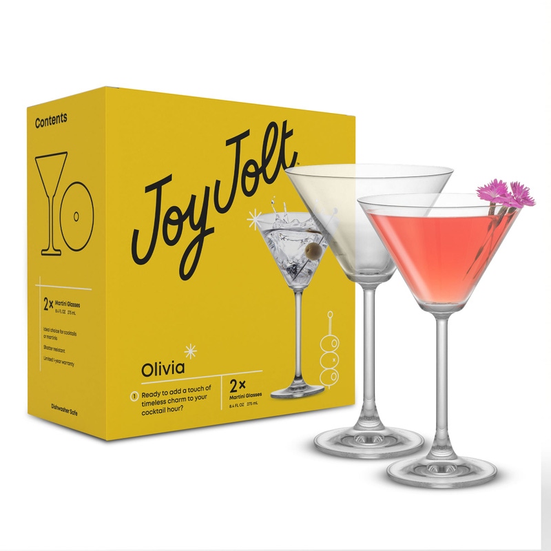 Olivia Premium Martini Glasses, Set of 4