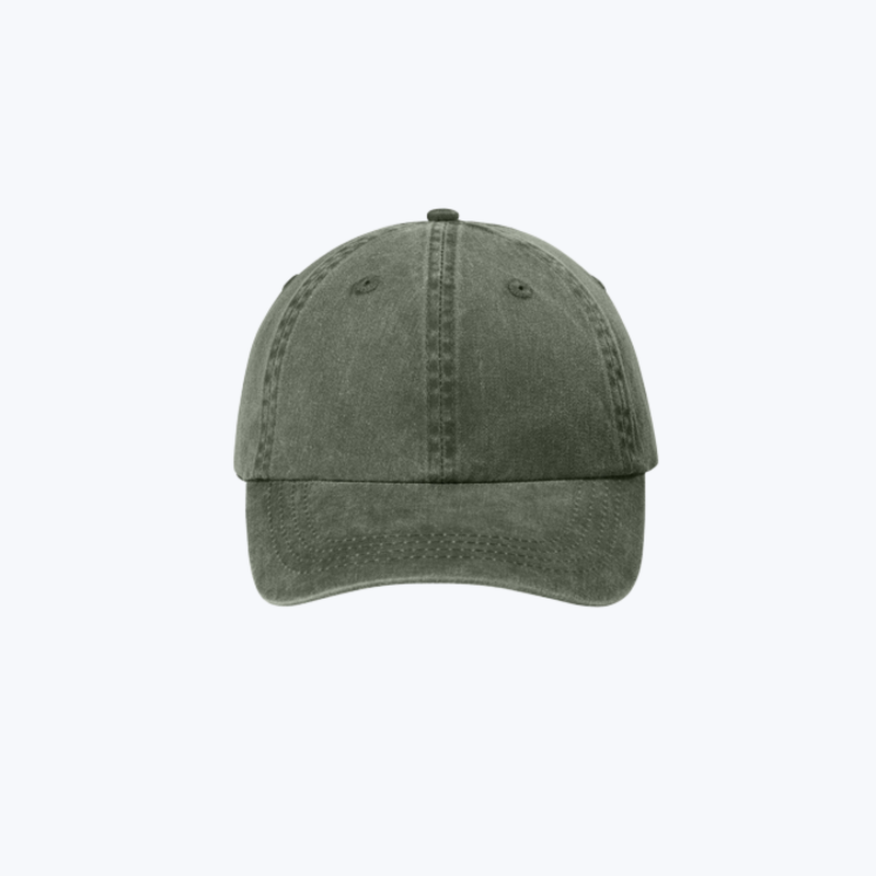Branded Pigment-Dyed Cap