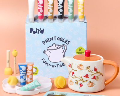 Autumn Paint-A-Tea-Pot Kit