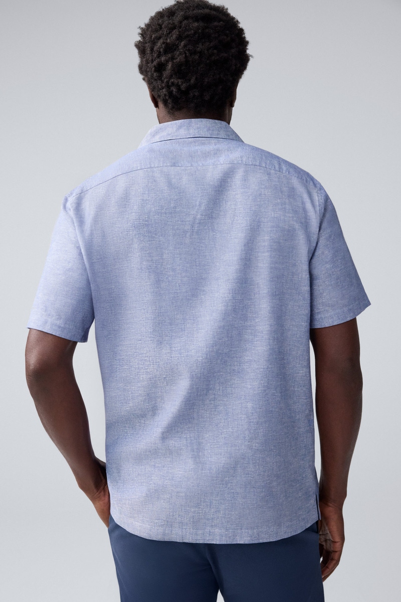 Tech Linen Camp Shirt