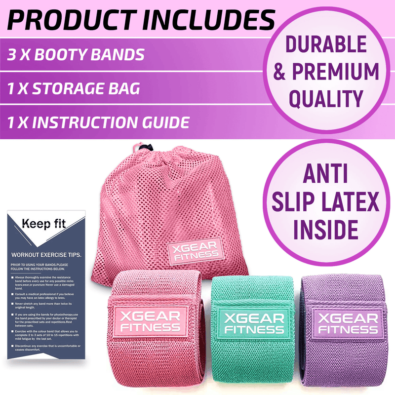Exercise Bands, Set of 3