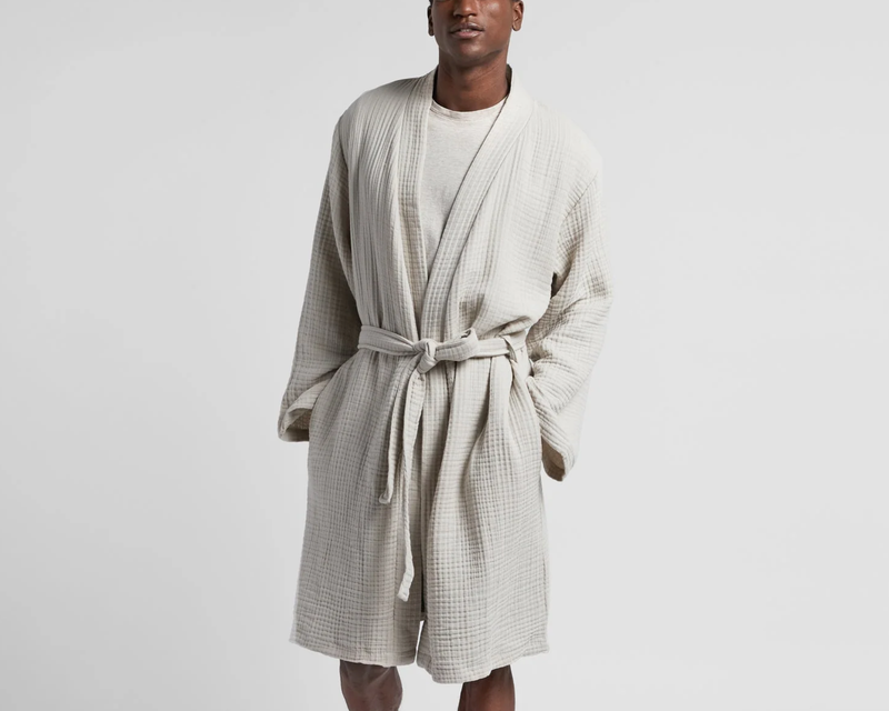 Cloud Cotton Robe, Bone