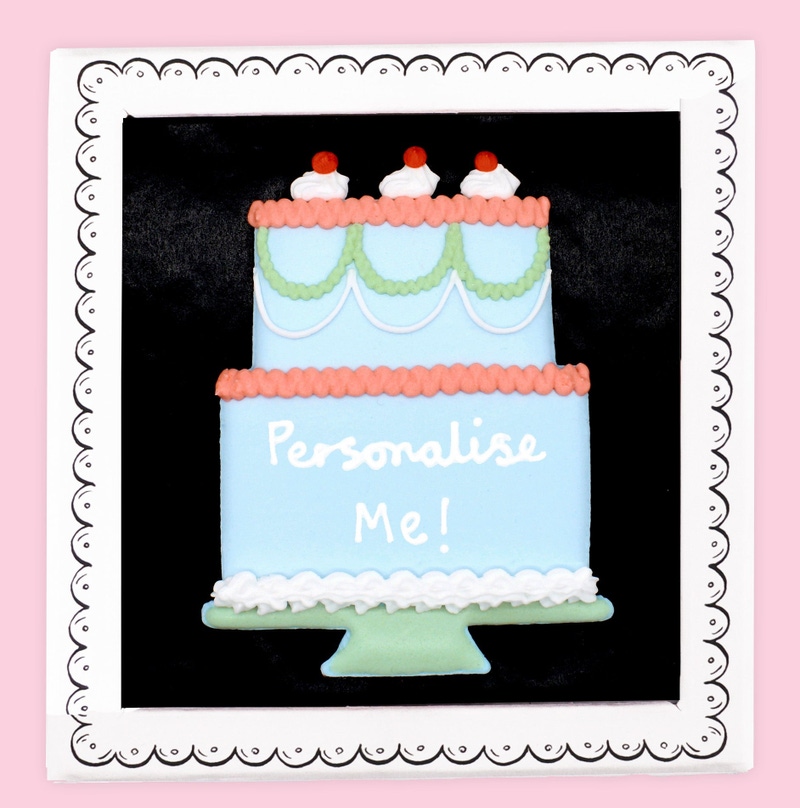Birthday Cake Letterbox Biscuit