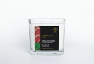 Grapefruit Mint Double Wick Candle