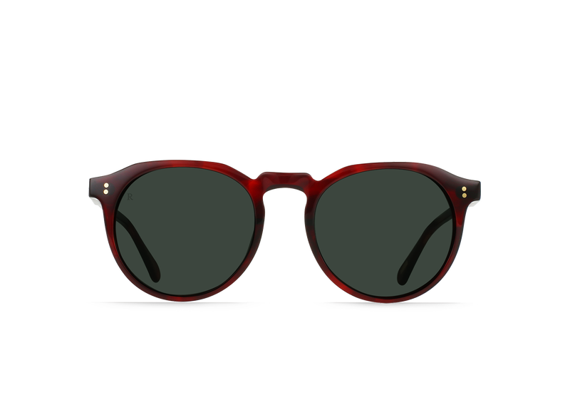 Remmy Unisex Retro Round Polarized Sunglasses, 52