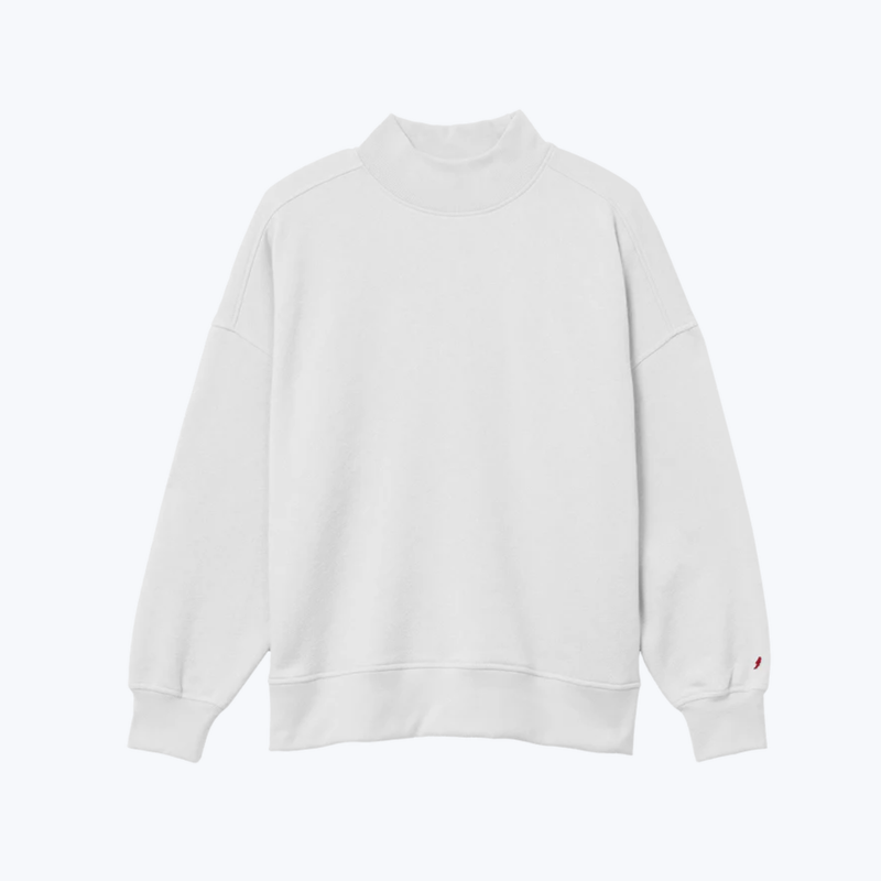 Branded Diana Mock Neck Sweatshirt