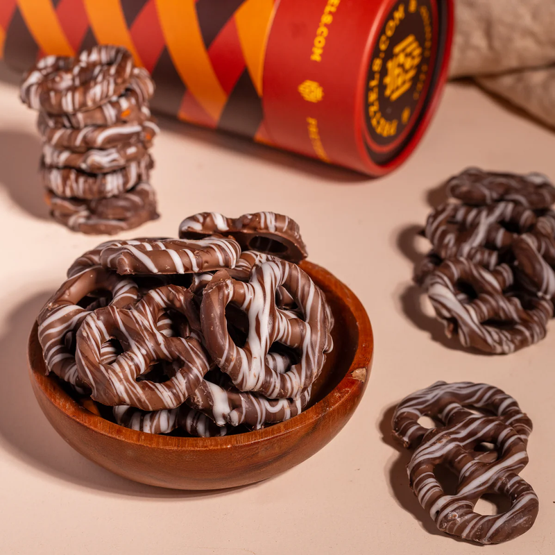 Chocolate Covered Pretzel Tube