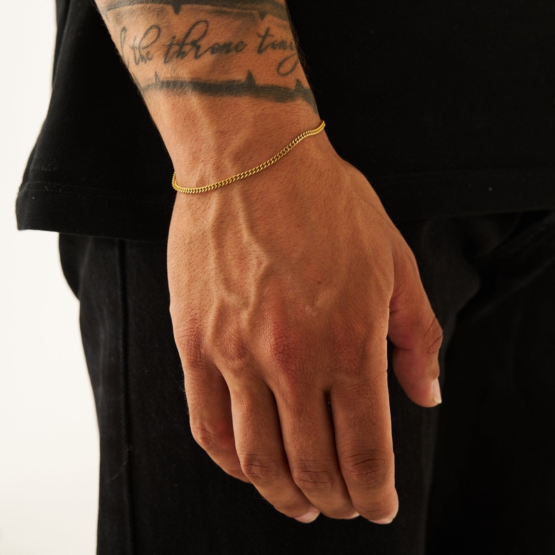 Gold Connell Bracelet 2mm