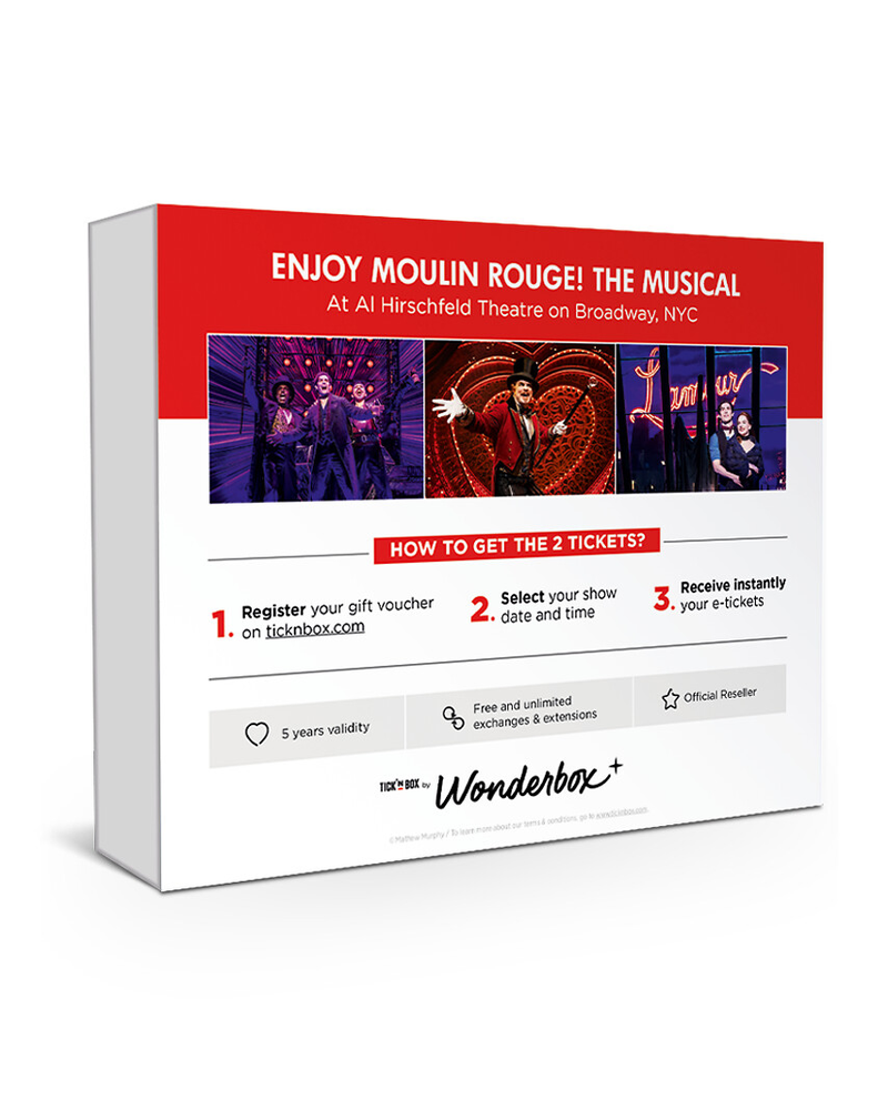 Moulin Rouge The Musical, 2 Tickets for Broadway Show in New York City